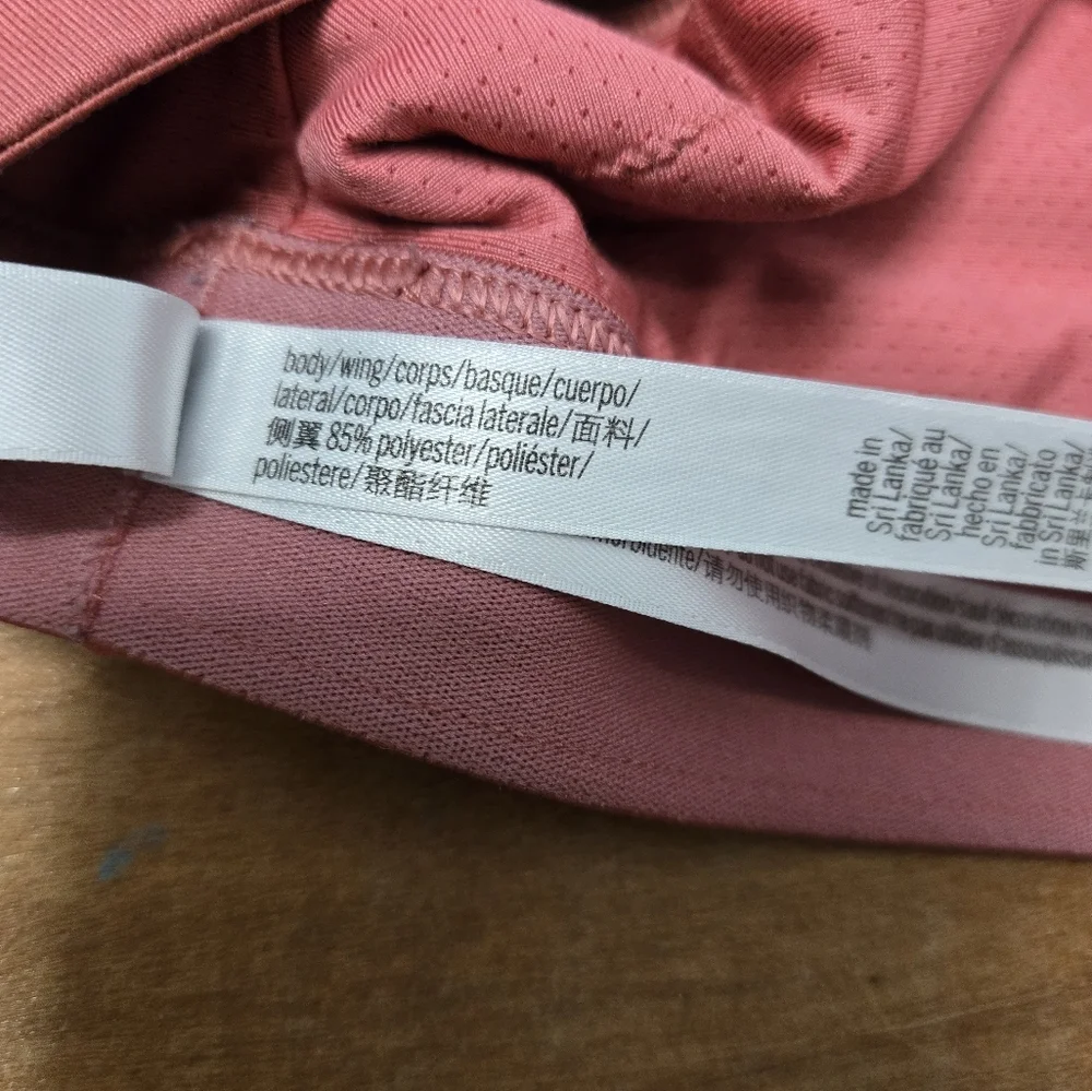 Victoria Secret Sport Coral Lounge Sports Bra The Player Racerback Size Medium